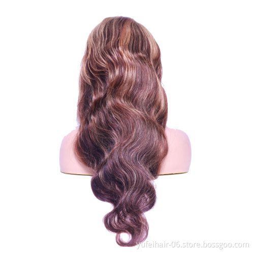 Hot Selling Raw Virgin Cuticle Aligned Brazilian Human Hair Wig Transparent Lace Frontal Wig With Baby Hair For Black Women